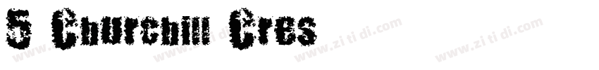 5 Churchill Cres字体转换